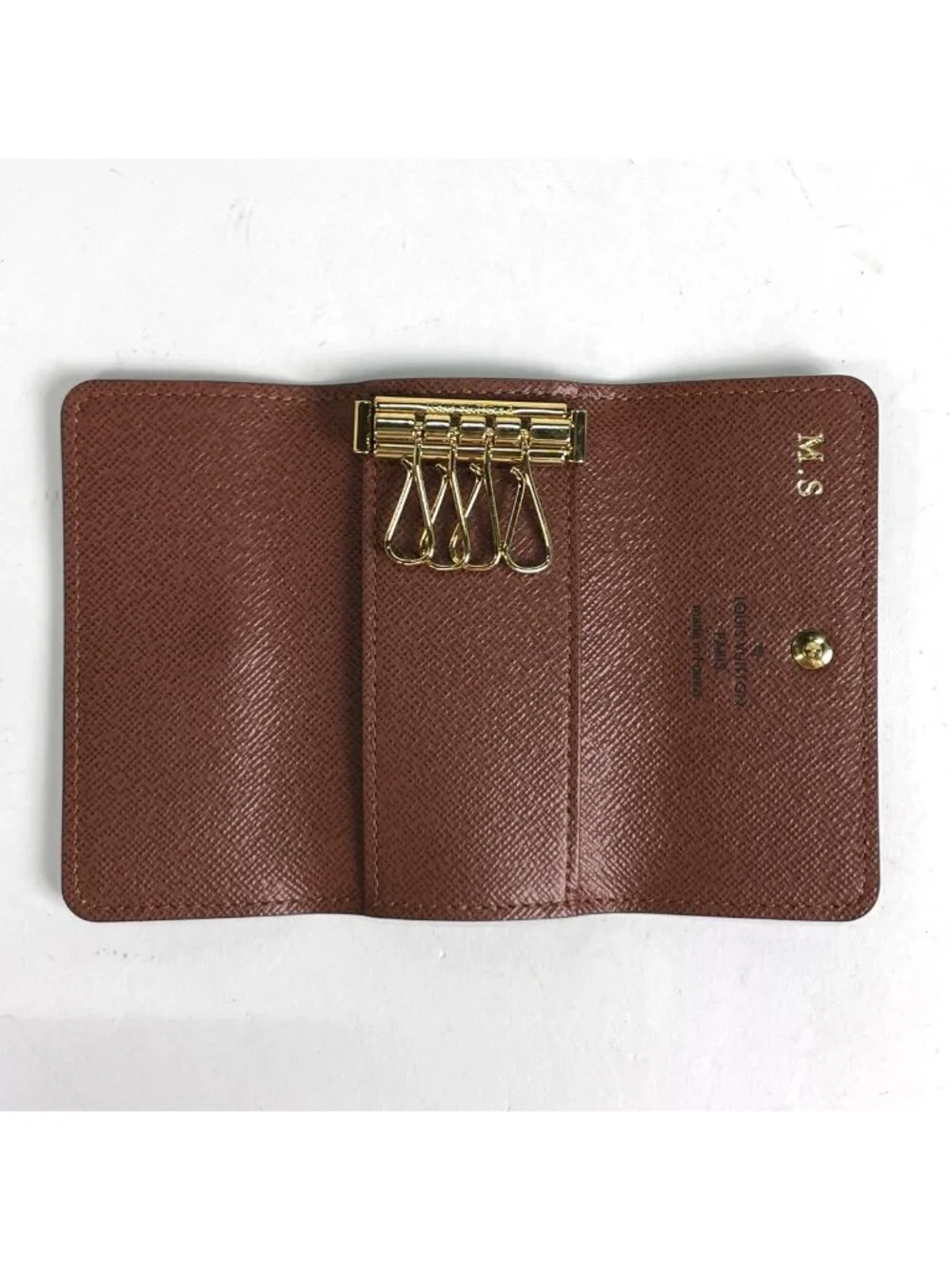 Louis Vuitton Multicles 4 Key Holder Key Hook Key Case Monogram Brown
